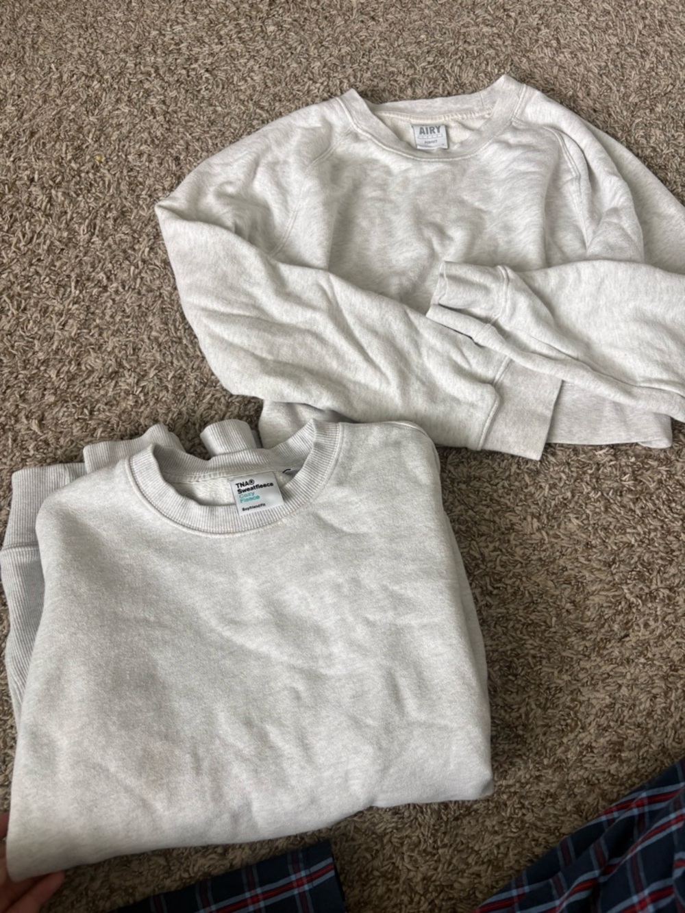 TNA Lightweight Crewneck Sweater - Light Gray
